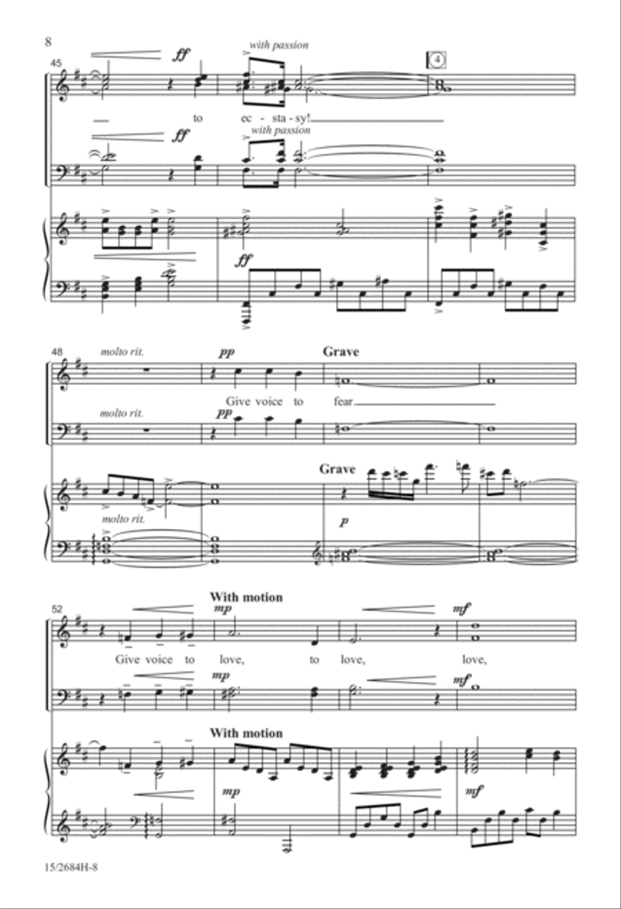 Music, Give Voice! Music, Give Voice! 4-Part scores gallery preview page 9