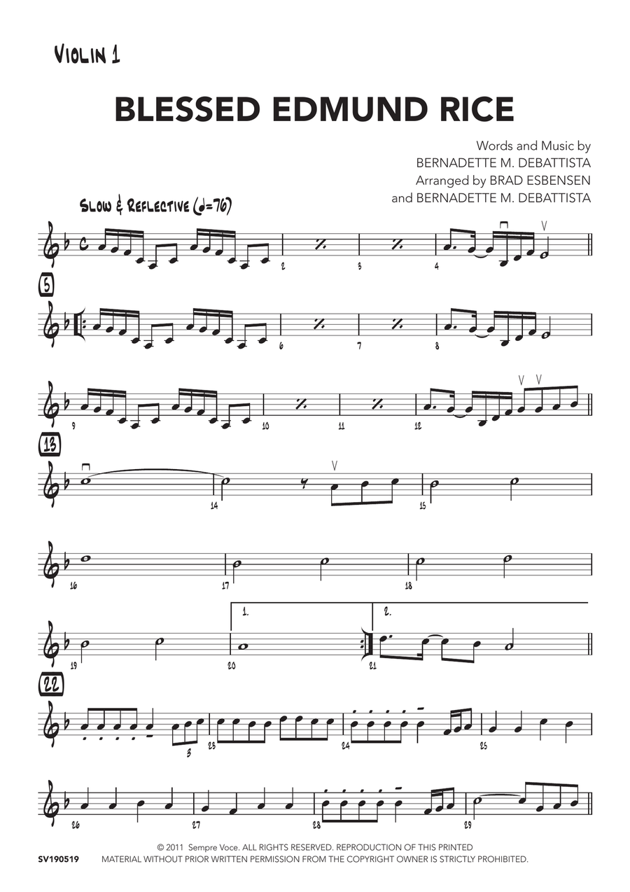 Blessed Edmund Rice 2-Part scores gallery preview page 5