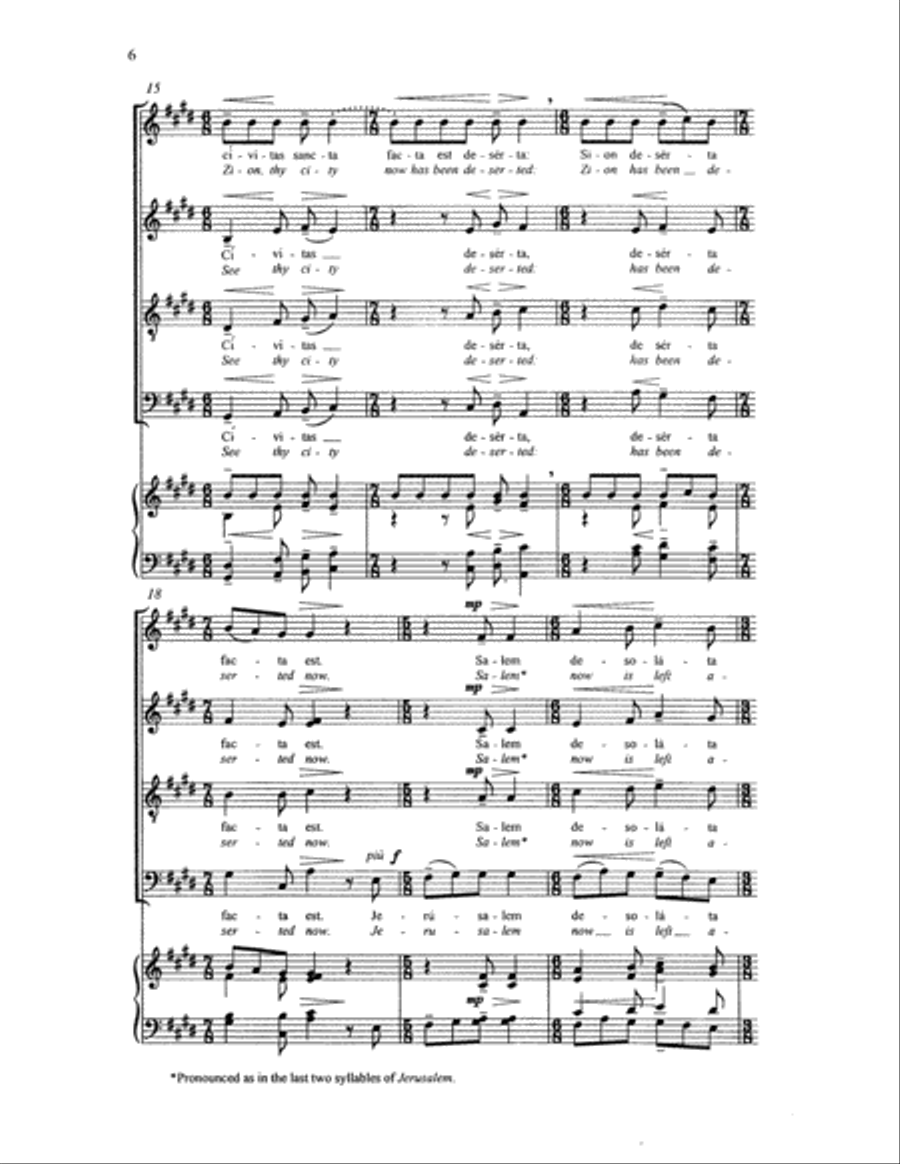Four Motets on Plainsong Themes: 1. Rorate caeli desuper 4-Part scores gallery preview page 6