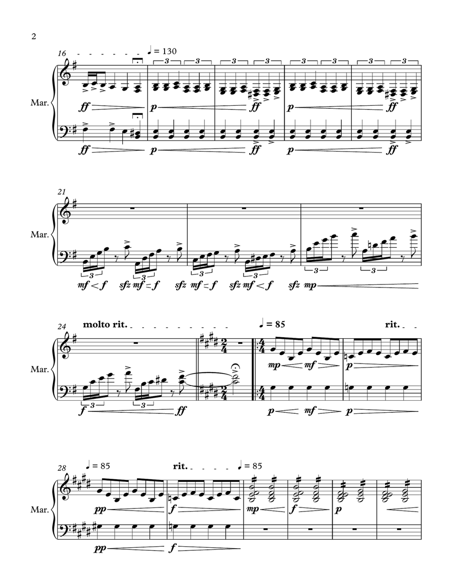Perception Marimba scores gallery preview page 2