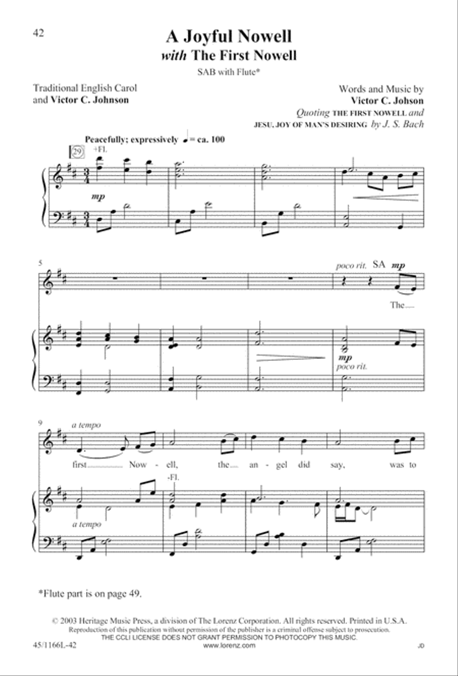 12 Carols for about 12 Singers 3-Part scores gallery preview page 43