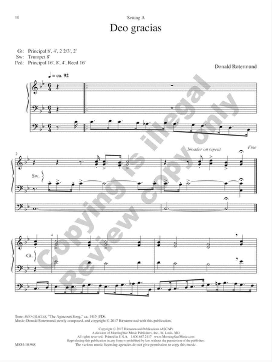 36 Flexible Hymn-Based Extemporizations Organ scores gallery preview page 38