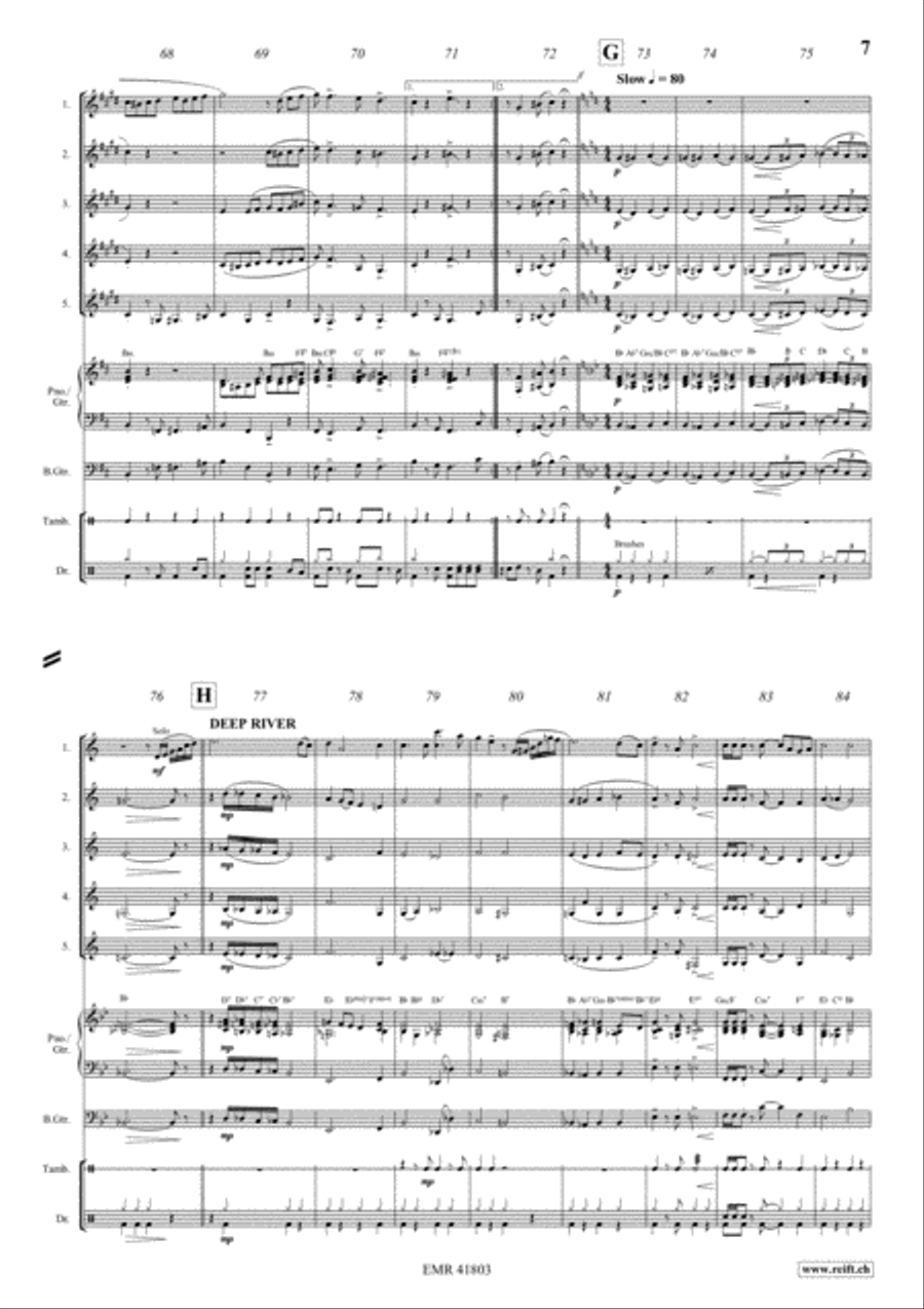 Fascinatin' Gospels Fascinatin' Gospels Trumpet scores gallery preview page 7