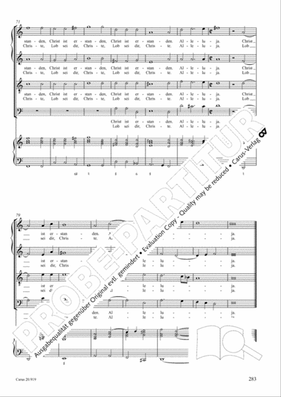Opera varia I. Works with 1-7 parts (Complete edition, vol. 19) [Werke mit 1-7 obligaten Stimmen] Score scores gallery preview page 340