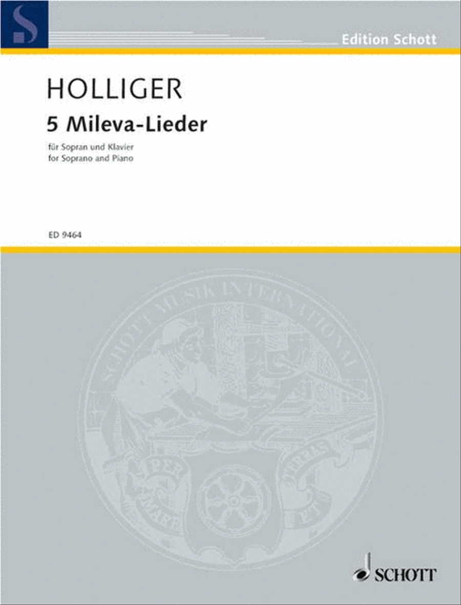 5 Mileva-Lieder Voice Solo scores gallery preview page 1