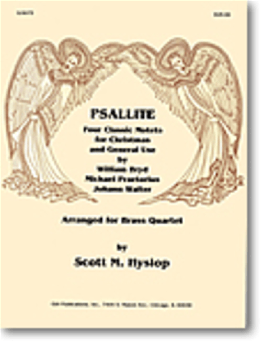 Psallite by Michael Praetorius Trombone - Sheet Music