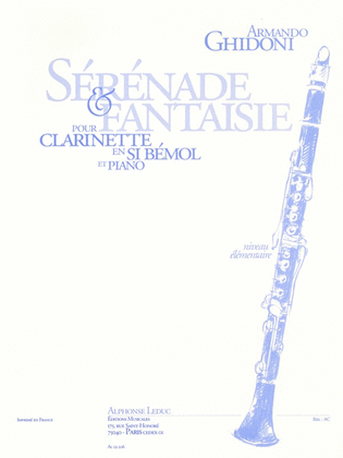 Book cover for Serenade Et Fantaisie (clarinet & Piano)