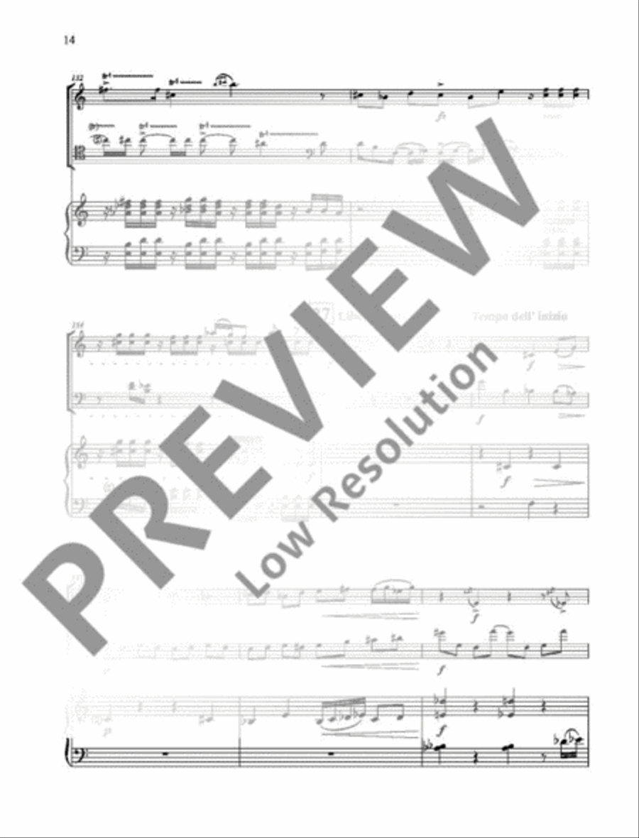 Piano Trio No. 2 Piano Trio scores gallery preview page 17