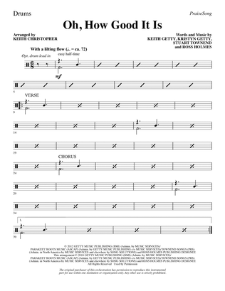 Oh, How Good It Is (arr. Keith Christopher) - Drums