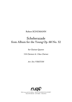 Book cover for Sheherazade from Album for the Young Opus 68 No. 32