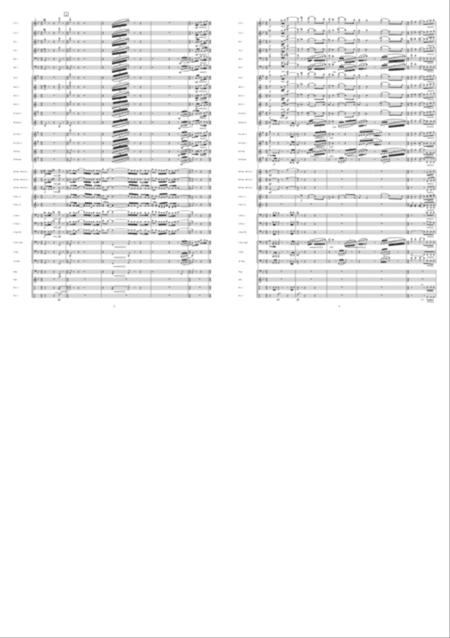 The Sea Hawk Concert Band scores gallery preview page 3