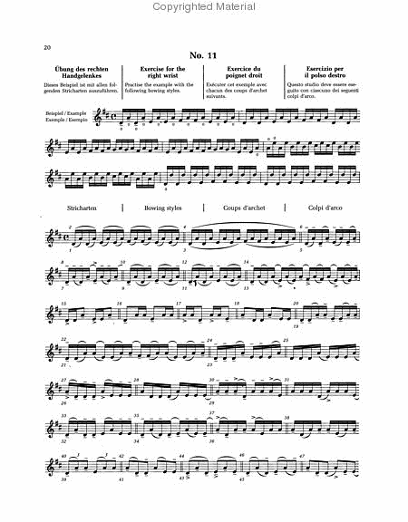 Sevcik Violin Studies – Opus 1, Part 1