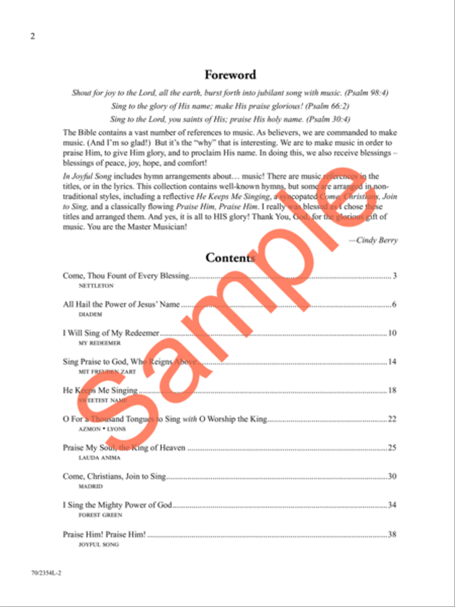 In Joyful Song In Joyful Song Piano Solo scores gallery preview page 3
