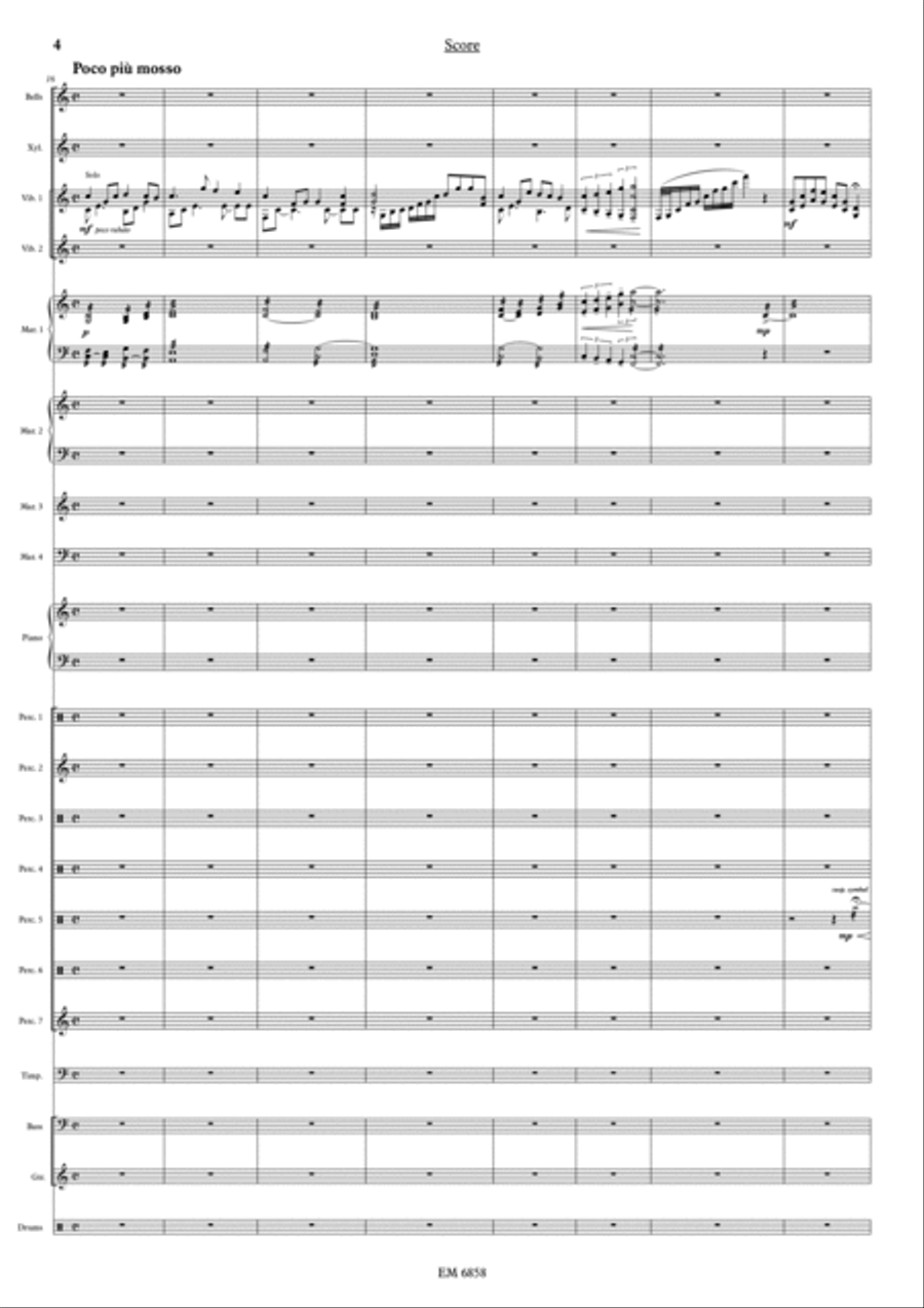 Metamorphonic for Percussion Ensemble Percussion Ensemble scores gallery preview page 5