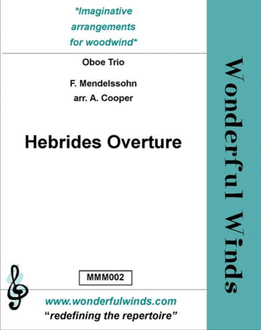 The Hebrides Overture The Hebrides Overture Woodwind Trio scores gallery preview page 1