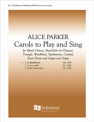 Book cover for Carols to Play and Sing: 1. In Bethlehem