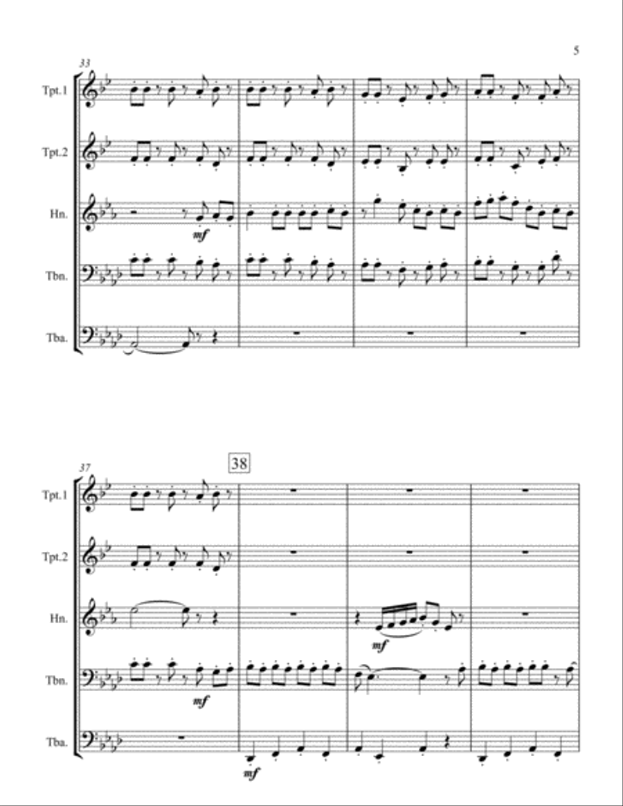 The Wells Fargo Wagon Horn scores gallery preview page 5