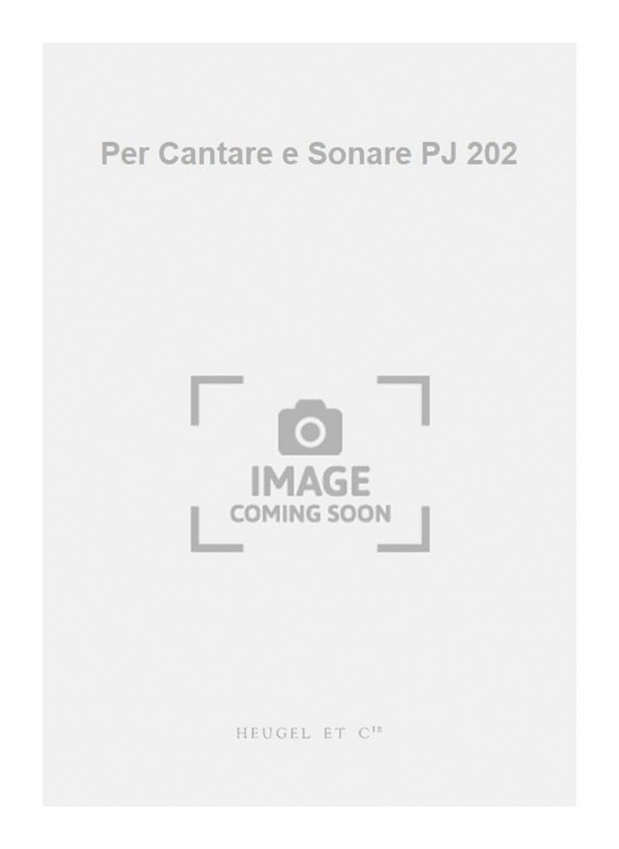 Per Cantare e Sonare PJ 202 Part scores gallery preview page 1