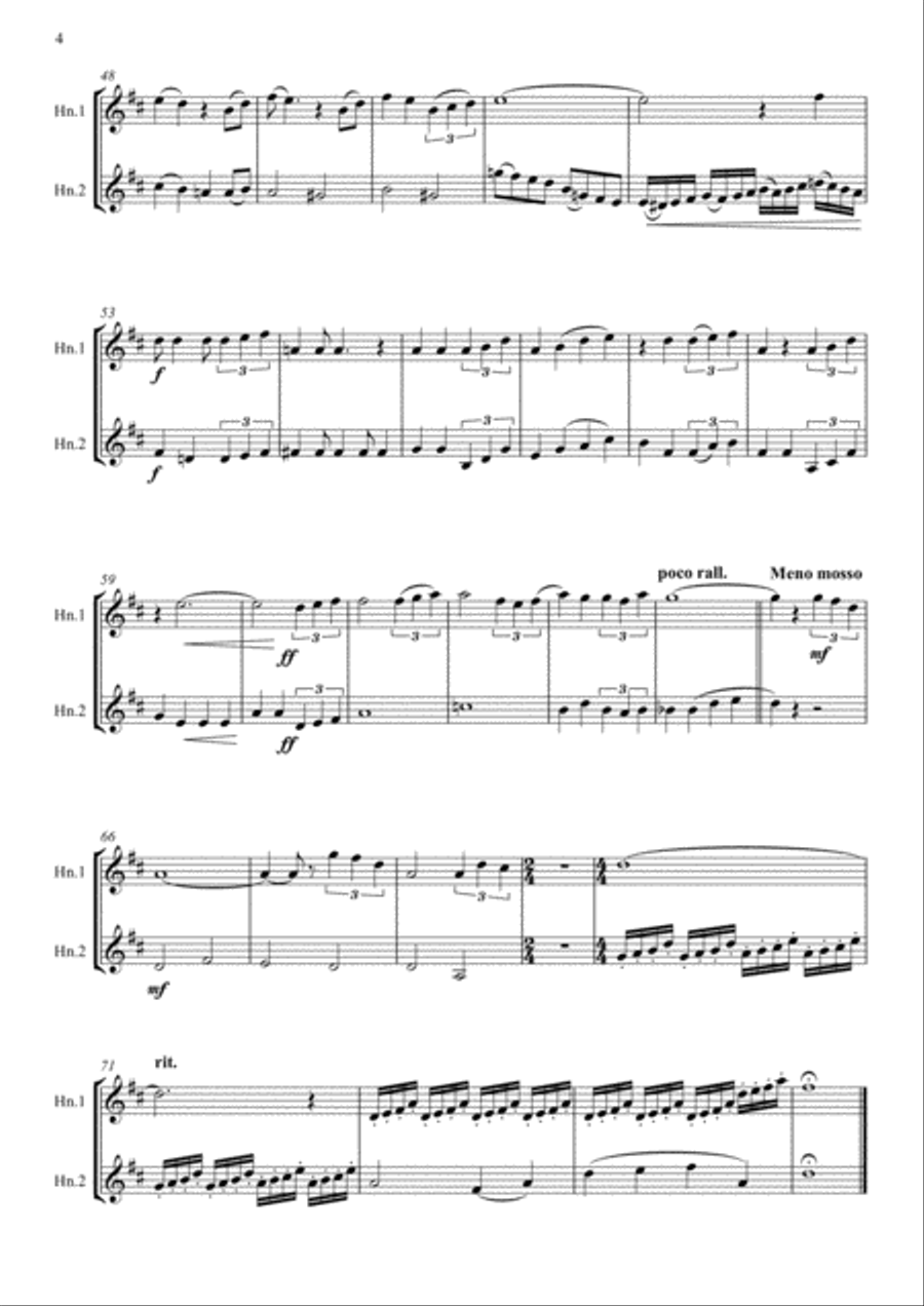 Part Of Your World Brass Duet scores gallery preview page 4