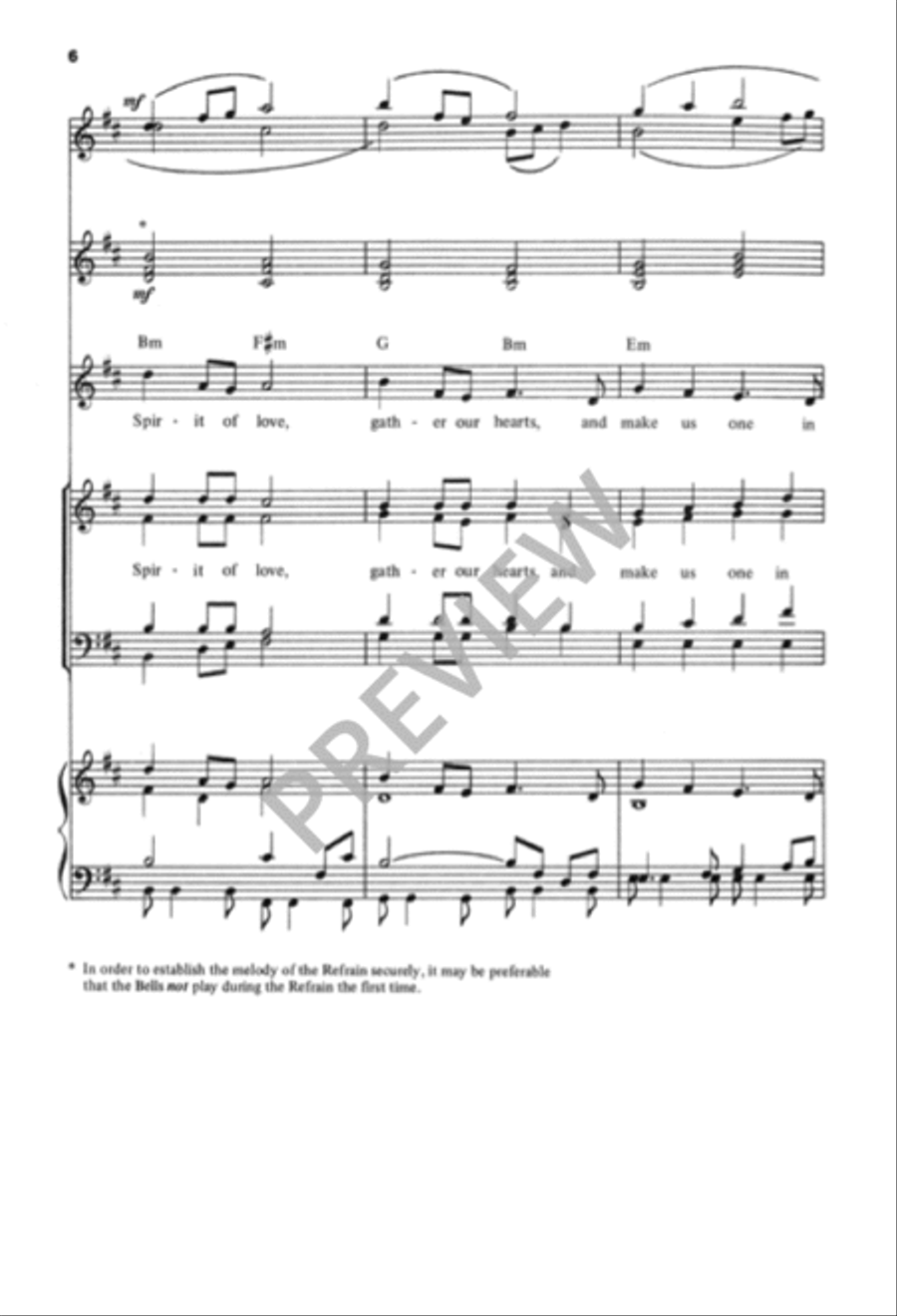 Make Us One In Christ 4-Part scores gallery preview page 7