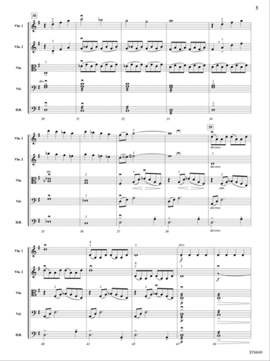 The Odyssey: Score String Orchestra scores gallery preview page 5
