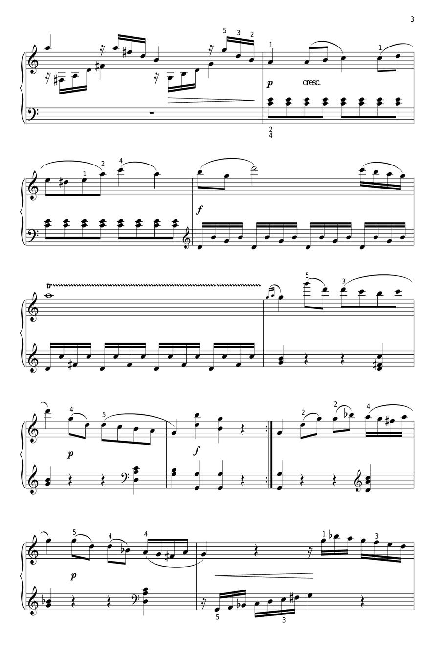 All Creatures Of Our God And King [Classical version] (arr. Phillip Keveren) Piano Solo scores gallery preview page 3