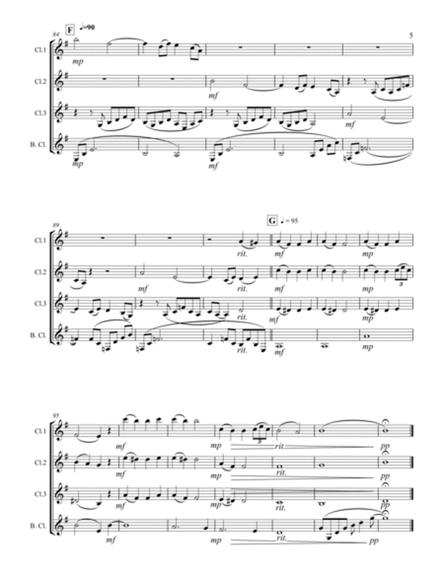 Debussy – “Reverie” (for Clarinet Quartet) image number null