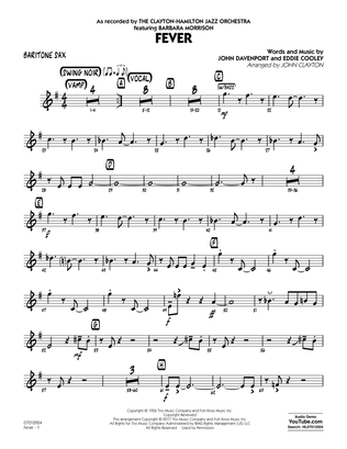 Fever (Key: G min) - Baritone Sax