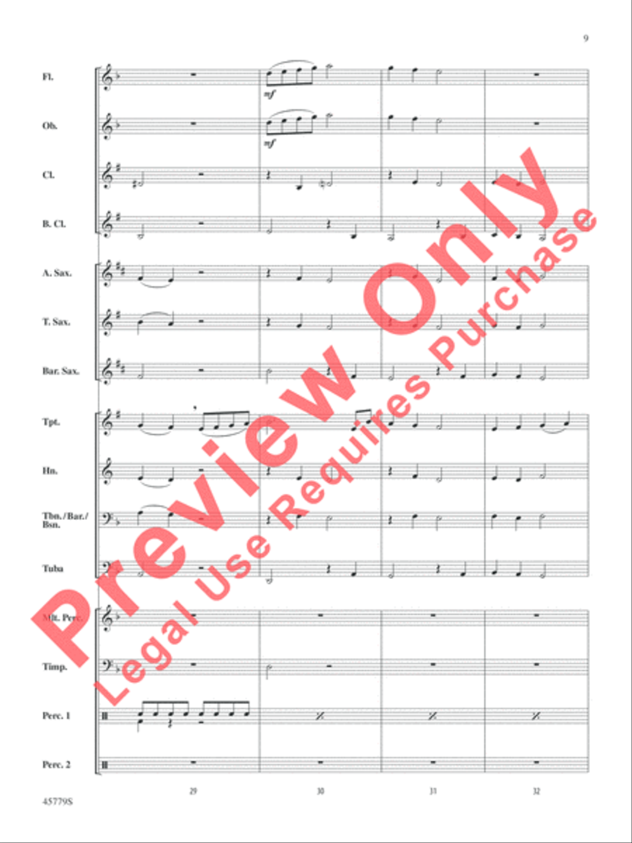 Mary, Did You Know? Concert Band scores gallery preview page 10