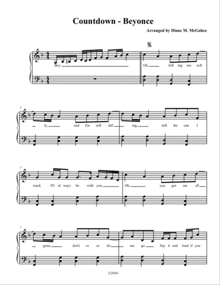 Countdown Small Ensemble scores gallery preview page 1