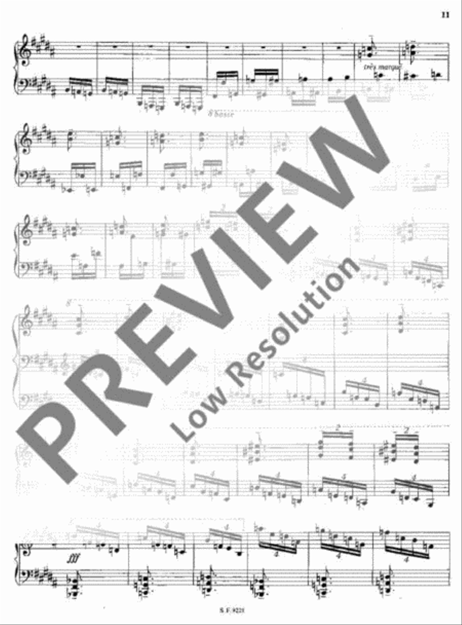 6 Préludes Piano Solo scores gallery preview page 12