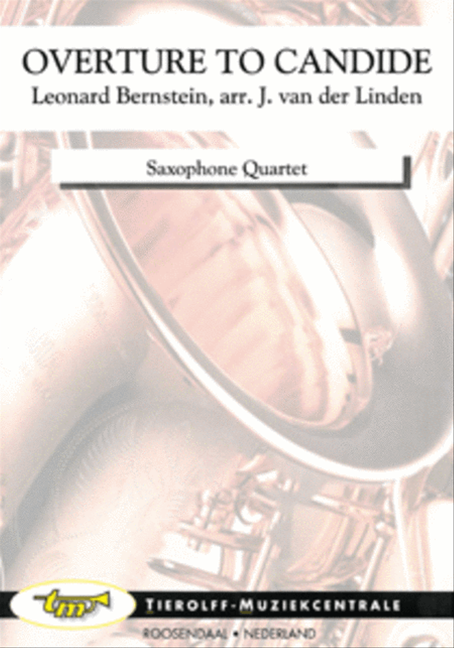 Overture To Candide, Saxophone Quartet Saxophone Quartet scores gallery preview page 1