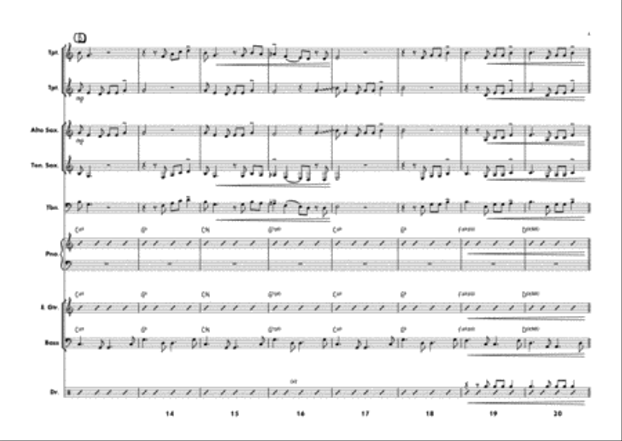 Being Alive Small Ensemble scores gallery preview page 3