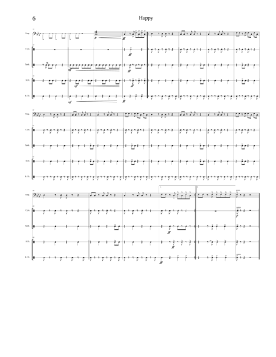 Happy Full Orchestra scores gallery preview page 6