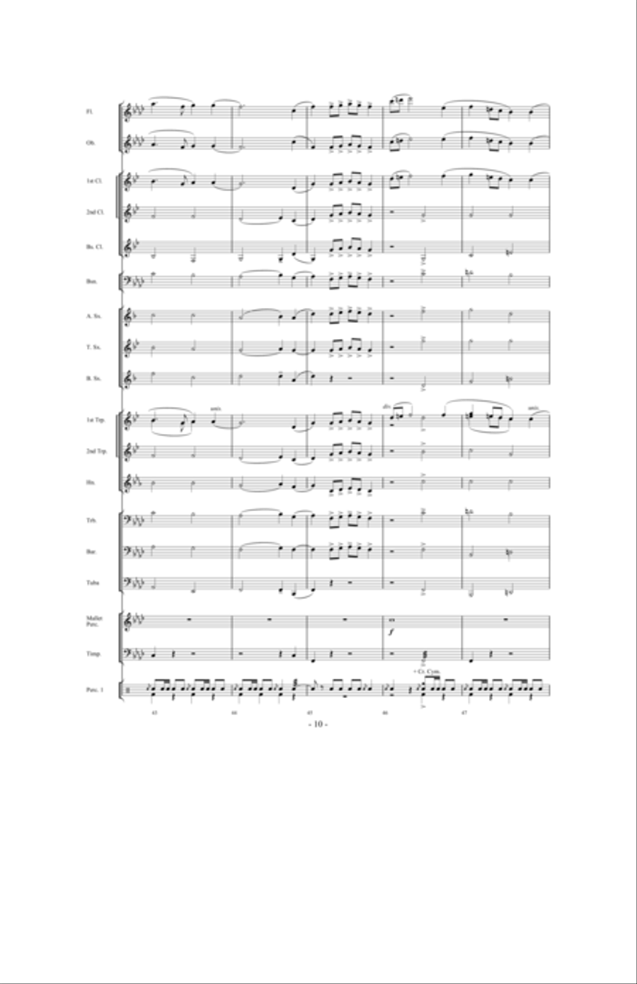I'll Love My Love Concert Band scores gallery preview page 9