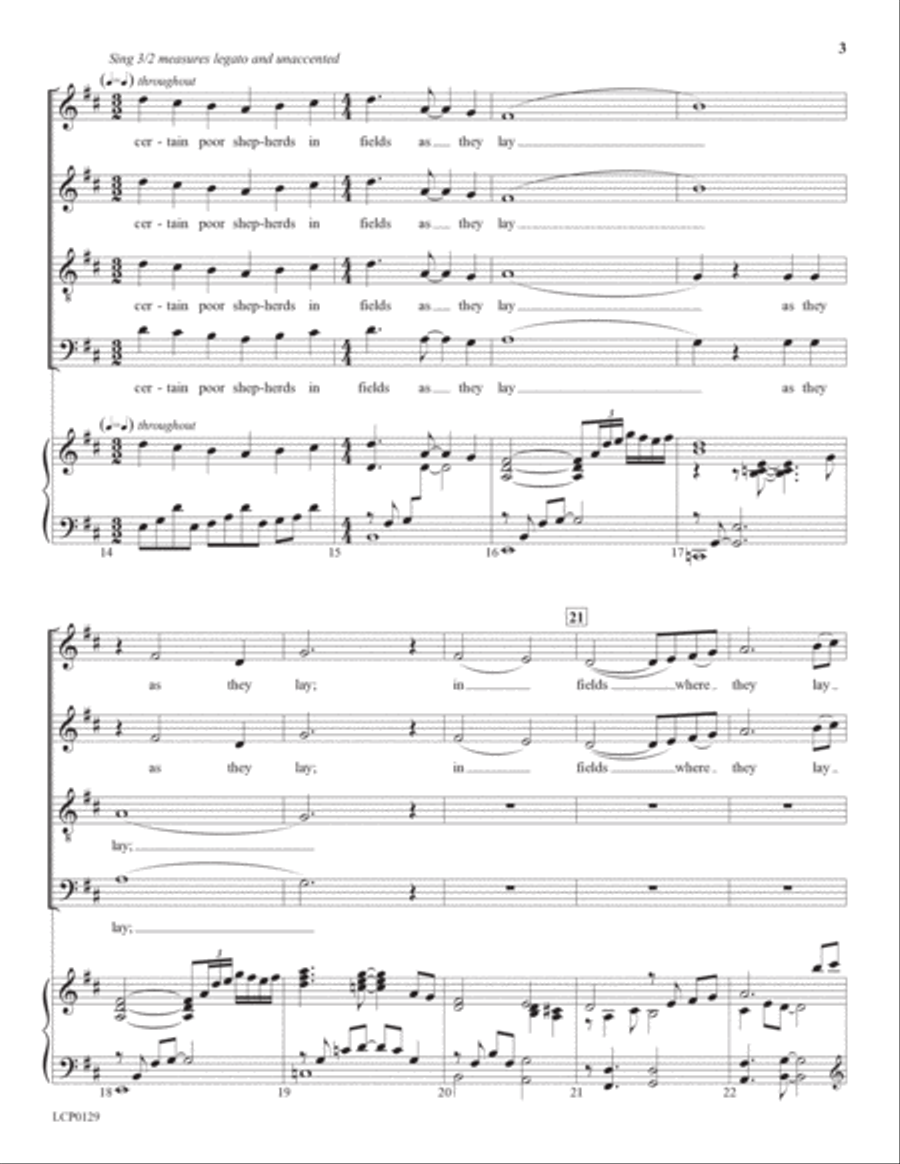 The First Noel 4-Part scores gallery preview page 3