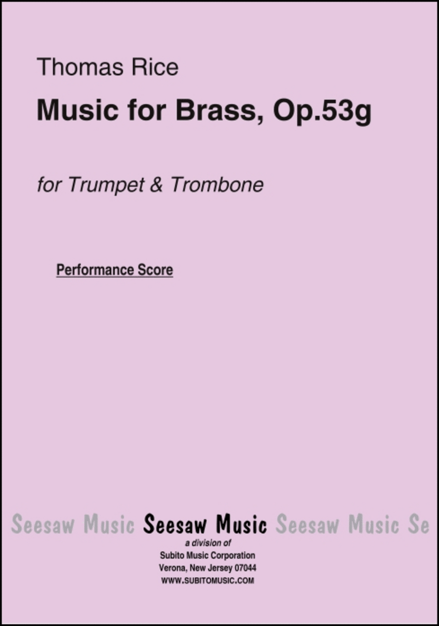 Music for Brass, Op.53g
