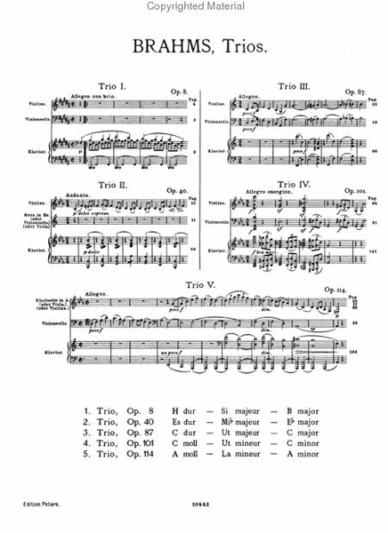 Piano Trio, Op. 8