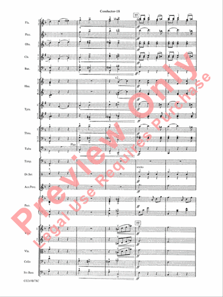 Leroy Anderson Favorites Leroy Anderson Favorites Full Orchestra scores gallery preview page 21