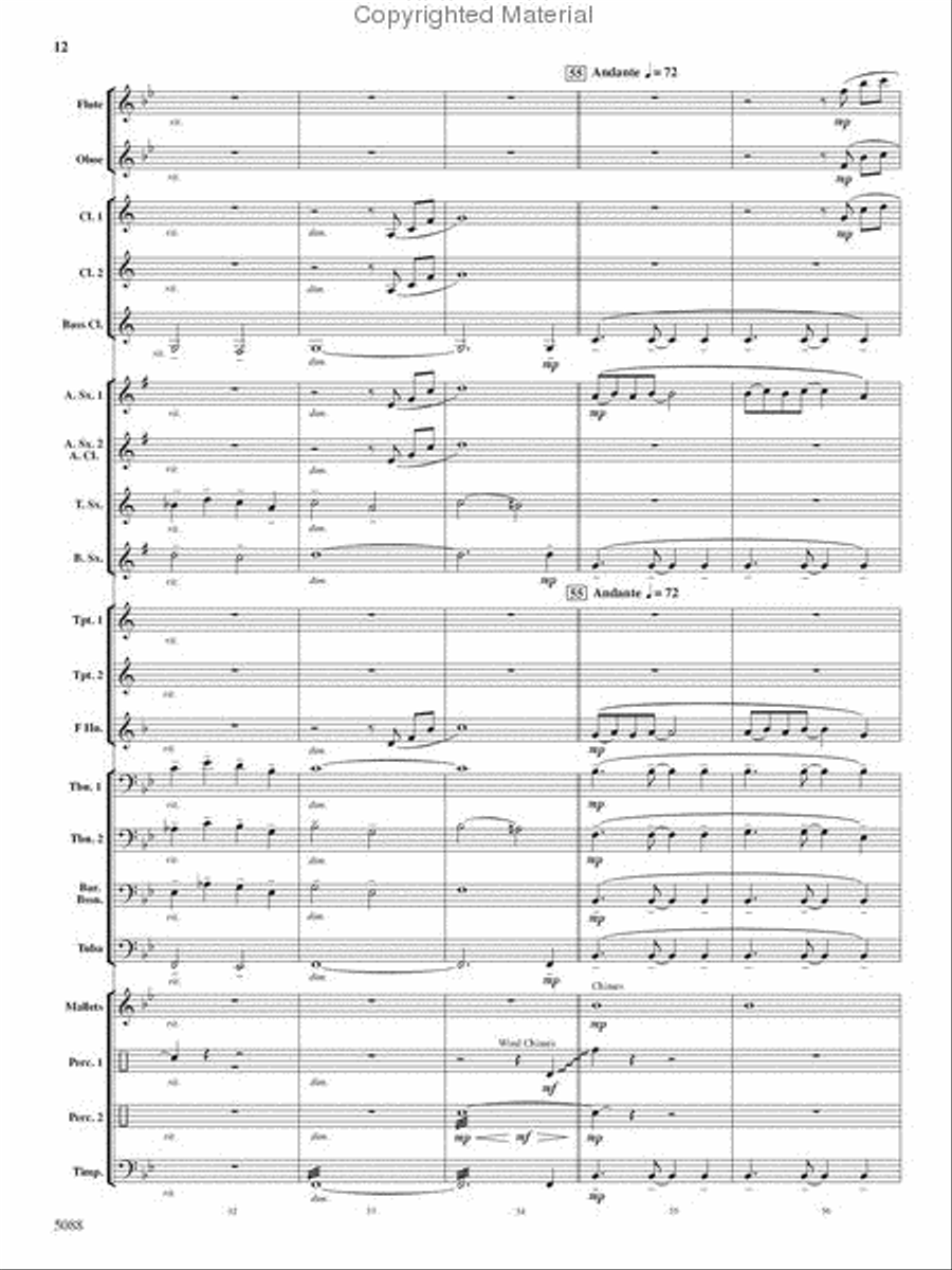 Stone Mountain Fantasy Stone Mountain Fantasy Concert Band scores gallery preview page 12