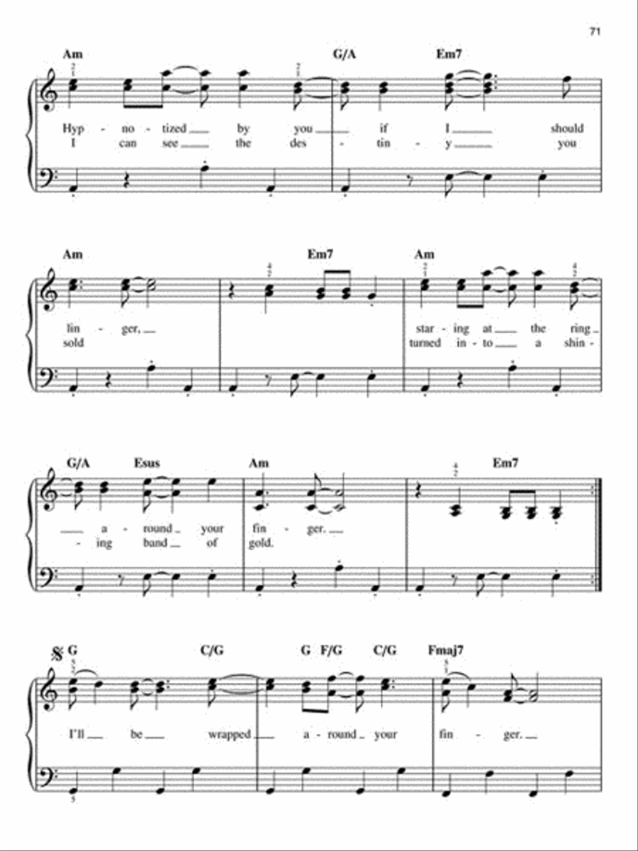 Sting - Easy Piano Collection Easy Piano scores gallery preview page 5