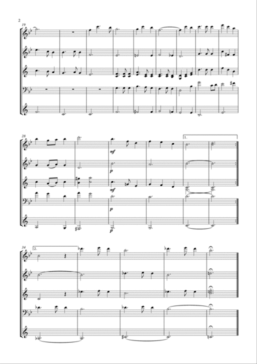 Silent Night - Wood Group Woodwind Ensemble scores gallery preview page 2