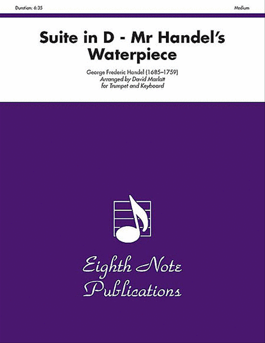 Suite in D -- Mr. Handel's Water Piece Small Ensemble scores gallery preview page 1