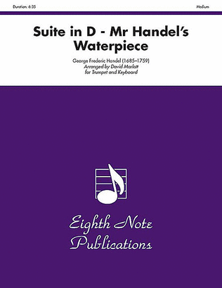 Book cover for Suite in D -- Mr. Handel's Water Piece