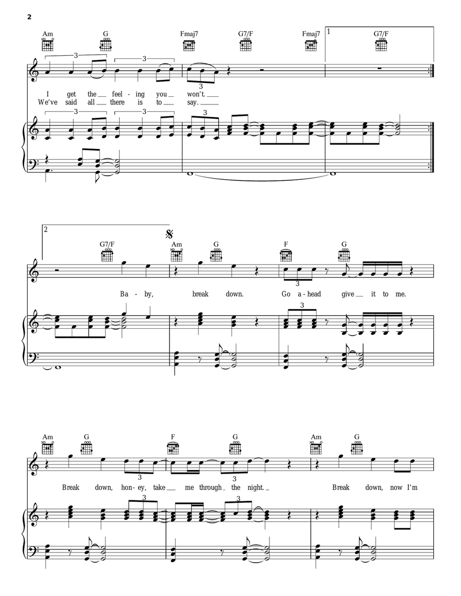 Breakdown Breakdown Acoustic Guitar scores gallery preview page 2