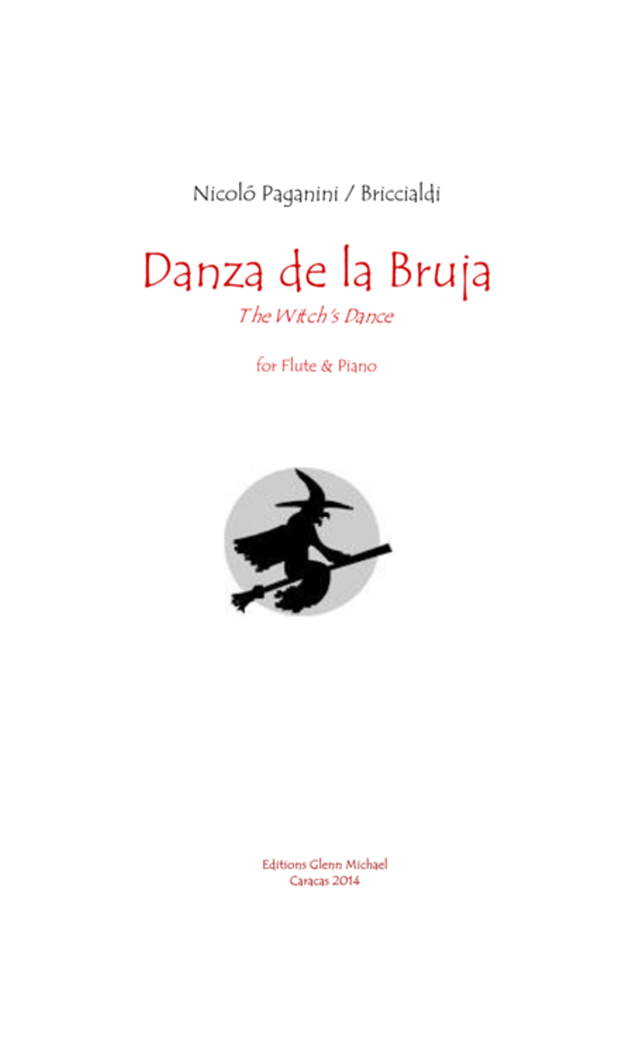 Dance of the Witch for flute & piano Flute Solo scores gallery preview page 1