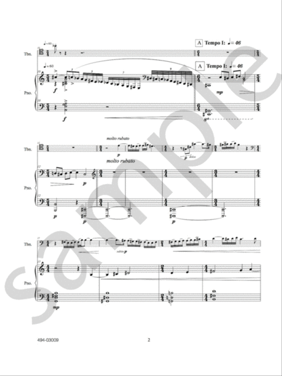 Trombone Concerto Chamber Music scores gallery preview page 5