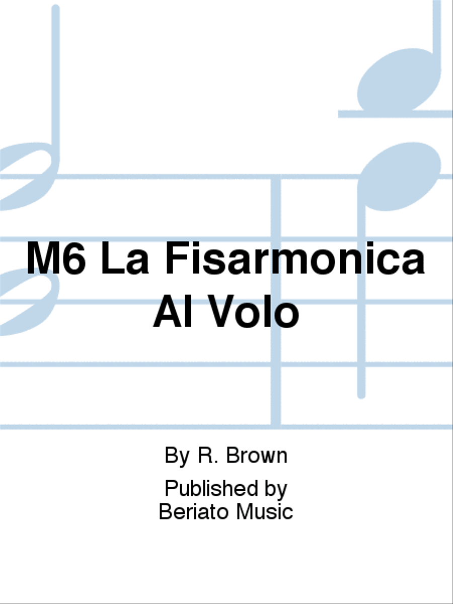 M6 La Fisarmonica Al Volo Accordion scores gallery preview page 1