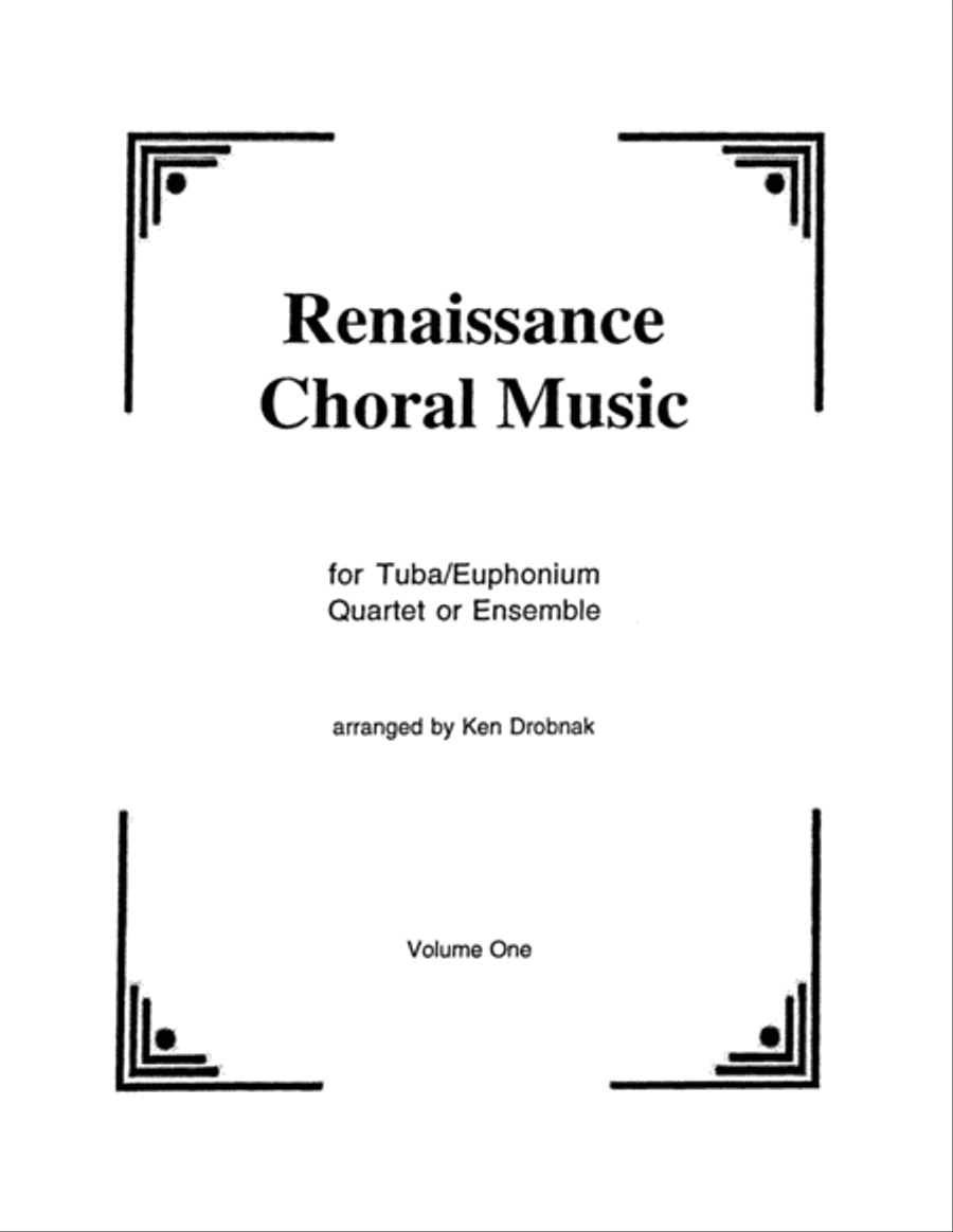 Renaissance Choral Music Choir scores gallery preview page 2