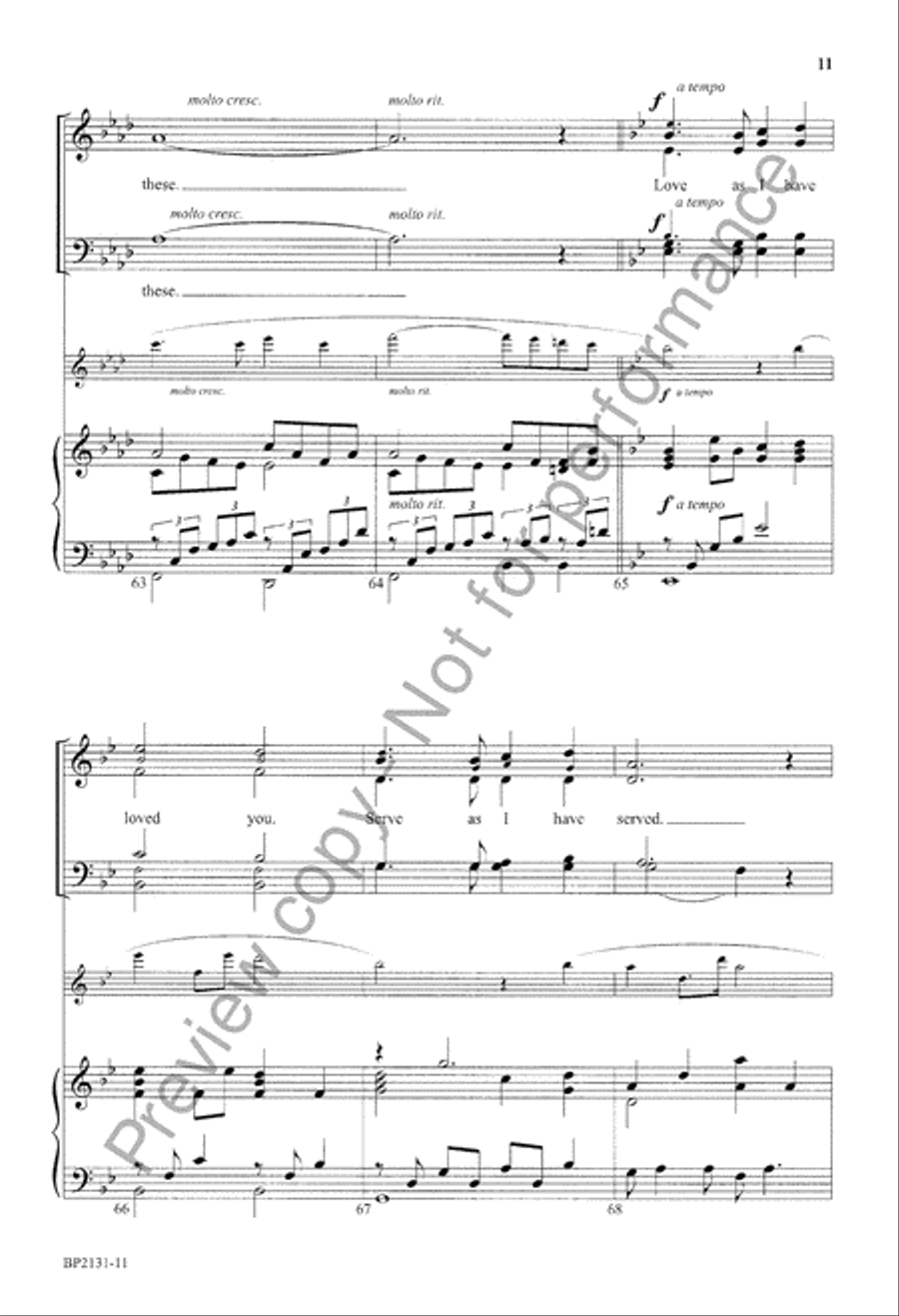 Be My Church Be My Church 4-Part scores gallery preview page 12
